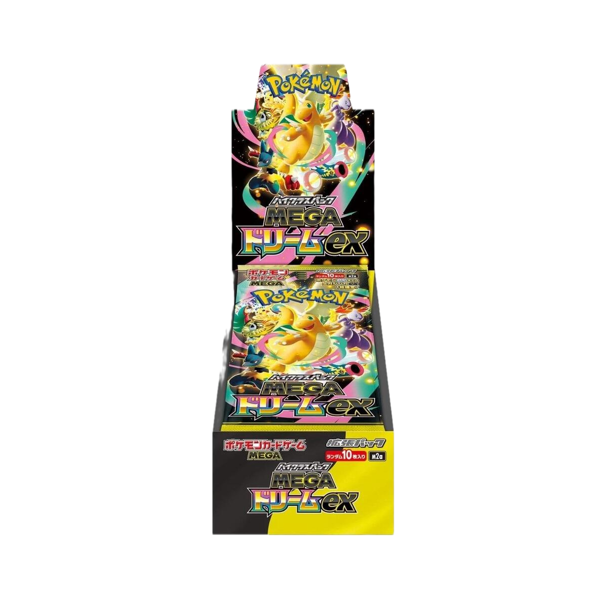 Pokémon TCG Mega Dream ex M2a Japanese High Class Booster Box, factory sealed, 10 packs