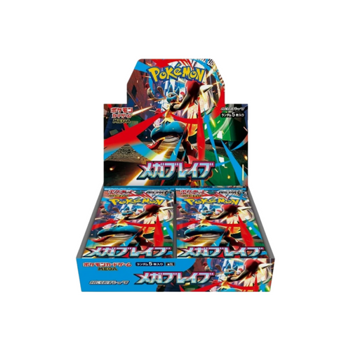 Pokémon TCG Mega Brave M1L Japanese Booster Box, factory sealed, 30 packs